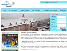 Tablet Screenshot of himachalresorts.com